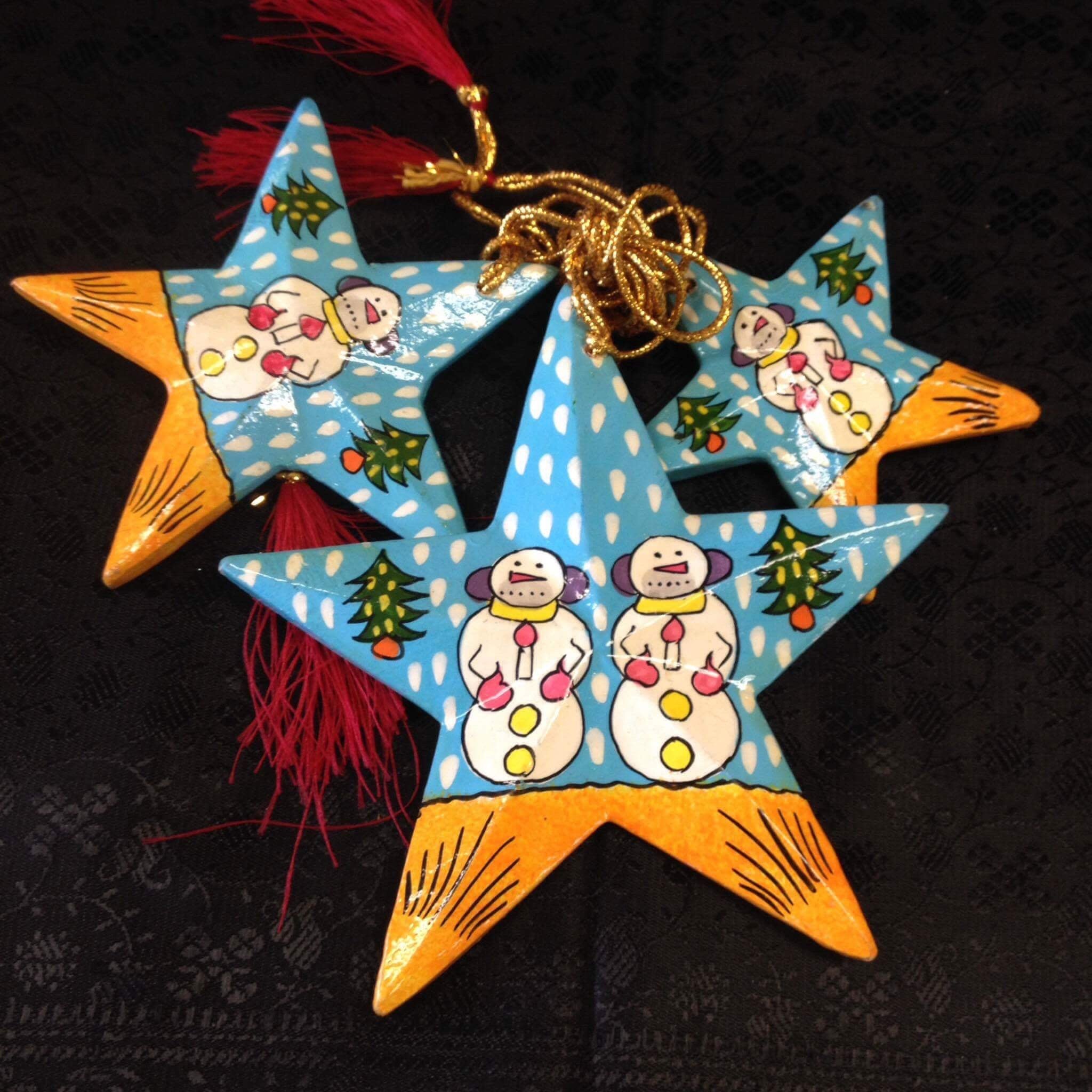 Paper Meche Christmas Ornaments - 6