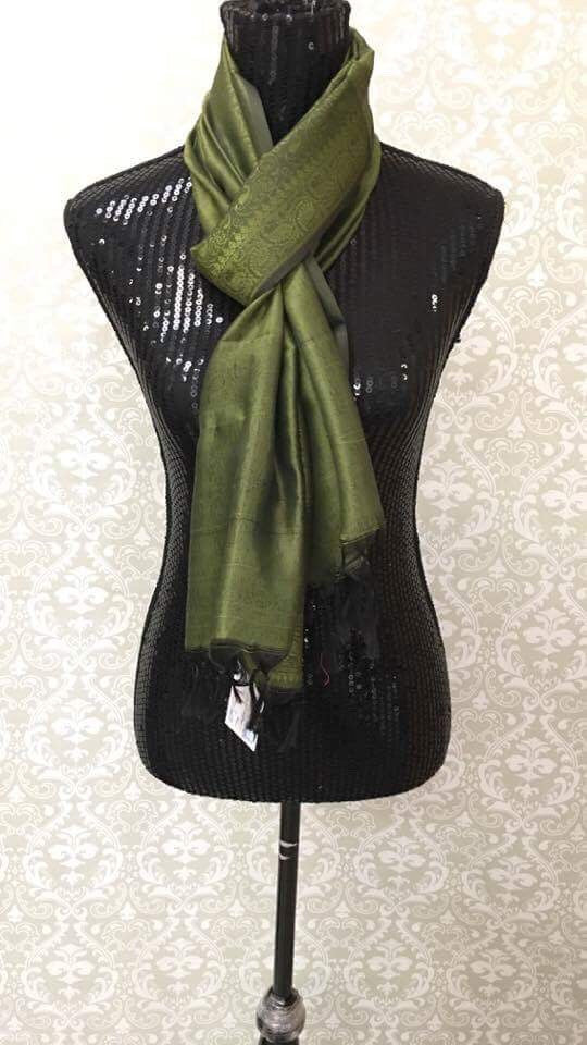 100% Pure Silk Scarf - 1