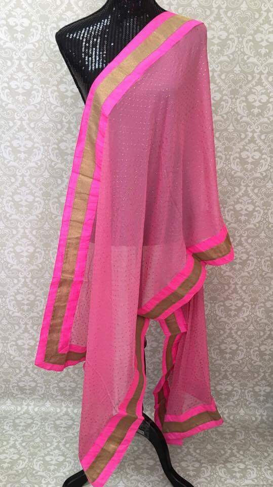 Chiffon Polka Dots Dupatta