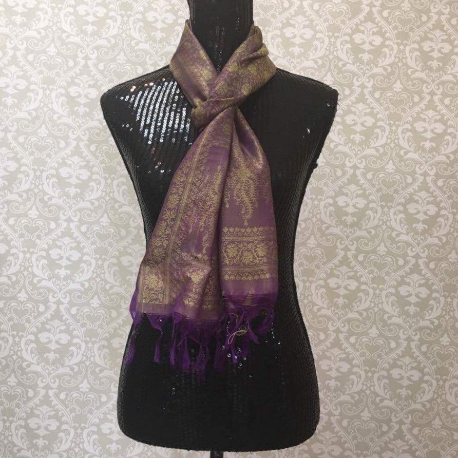 100% Pure Silk Scarf - Sarang