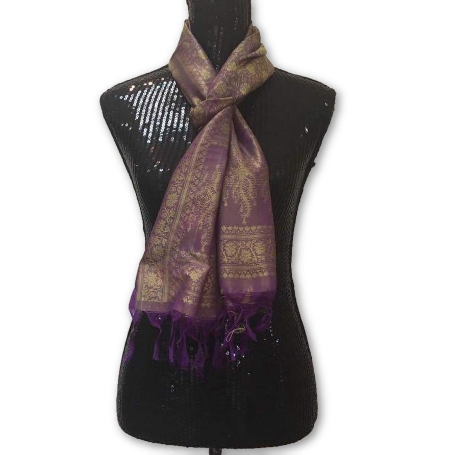 Jaquard Silk Woven Scarf