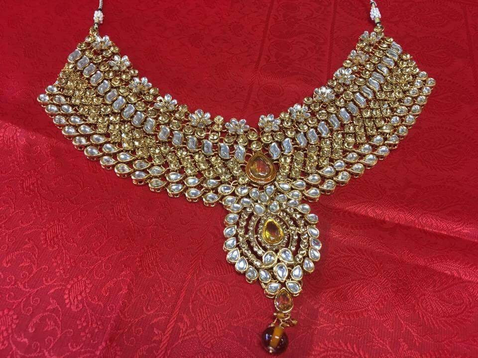 Golden stone Bridal set - Sarang