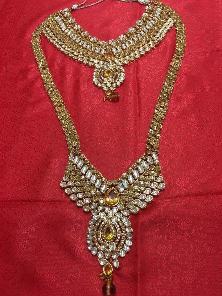 Golden stone Bridal set - Sarang