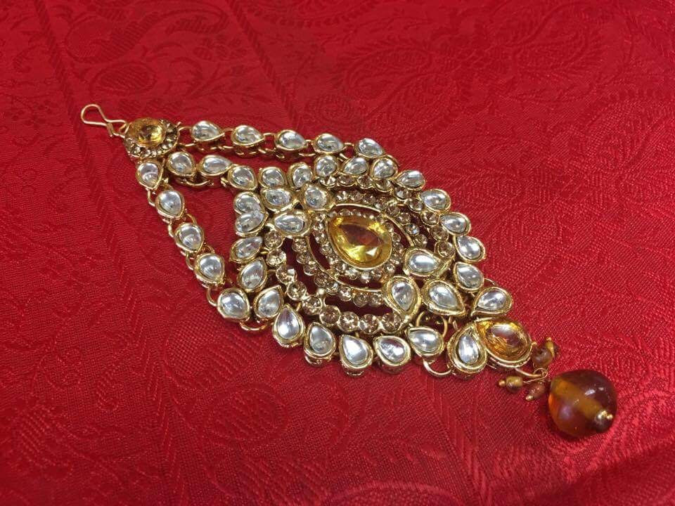 Golden stone Bridal set - Sarang