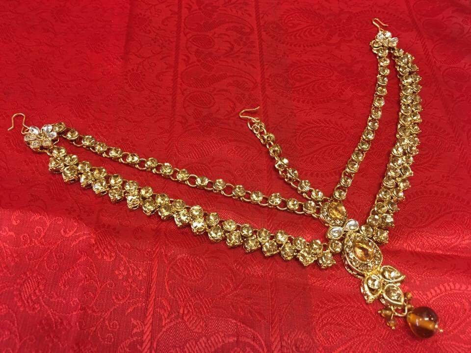 Golden stone Bridal set - Sarang