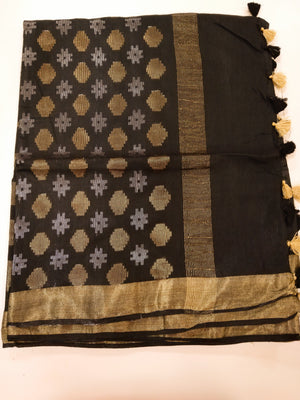 Linen sarees (colors available)