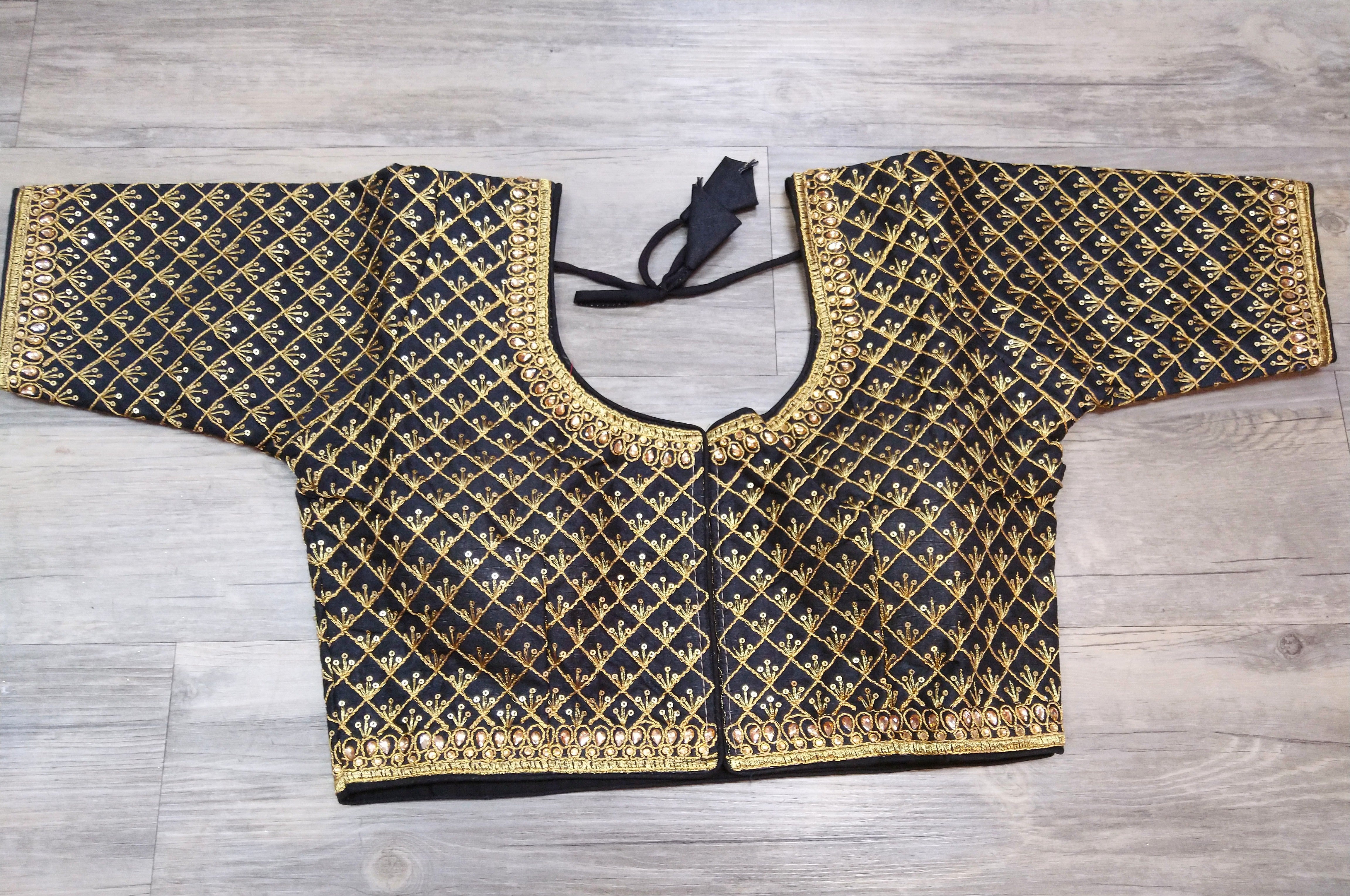 Silk Embroidered Blouse (colors available)