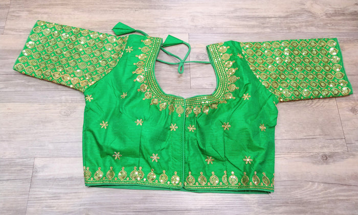 Silk Embroidered blouse (colors available)