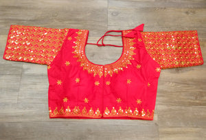 Silk Embroidered blouse (colors available)