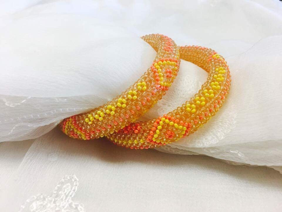 Beaded Bracelet/Bangle - Sarang