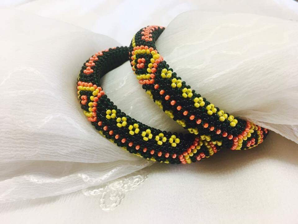 Beaded Bracelet/Bangle - Sarang