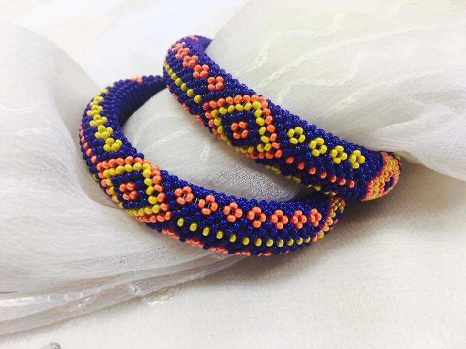 Beaded Bracelet/Bangle - Sarang