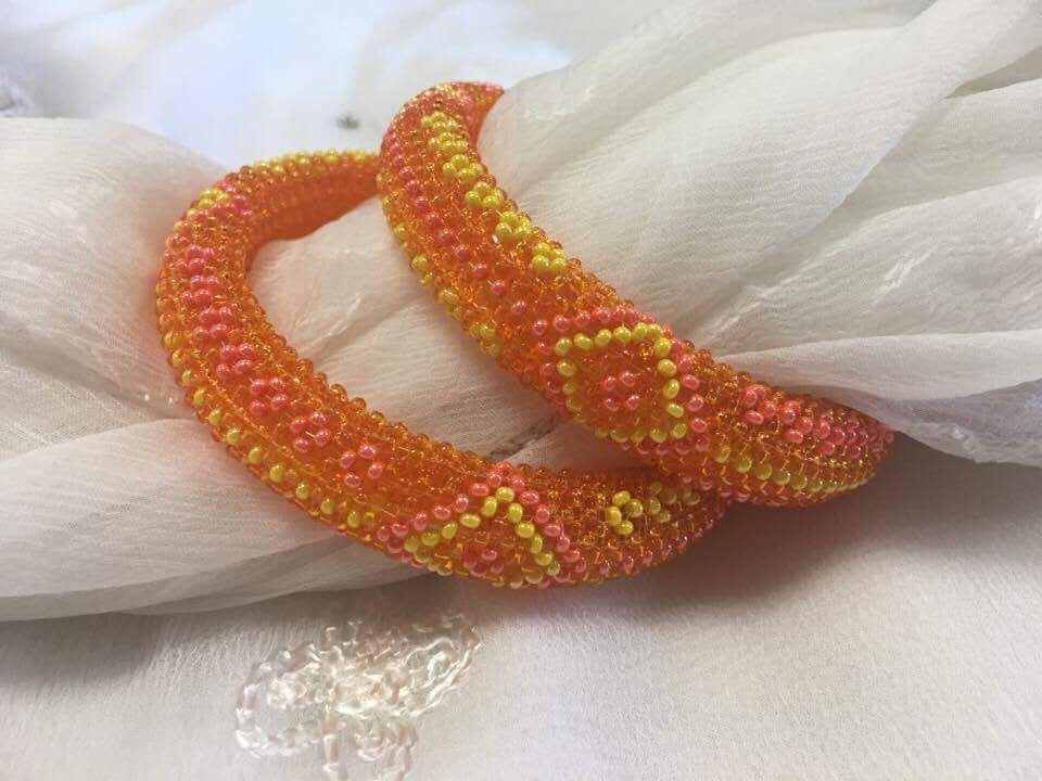 Beaded Bracelet/Bangle - Sarang