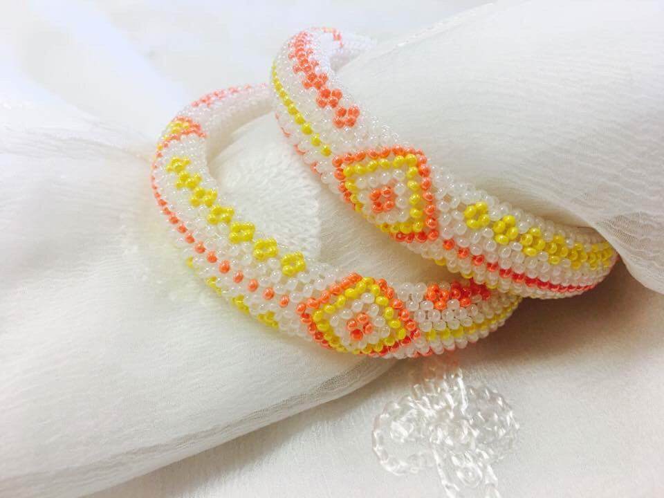 Beaded Bracelet/Bangle - Sarang