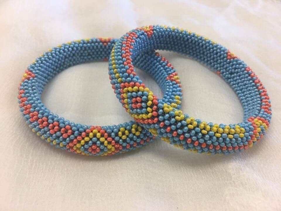 Beaded Bracelet/Bangle - Sarang