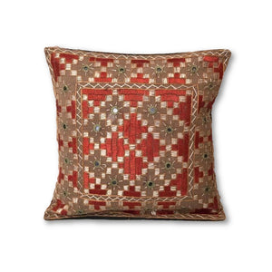 Single Kutchi Embroidered Pillow Cover