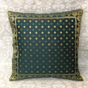 Single Silk Brocade Pillow Cover - Sarang