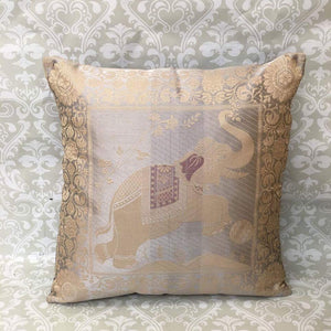Single Silk Brocade Pillow Cover - Sarang