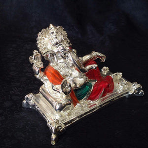 Statue - Silver Plated Ganesh - Sarang