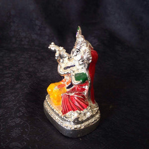 Statue - Silver Plated Radha & Krishna - Sarang