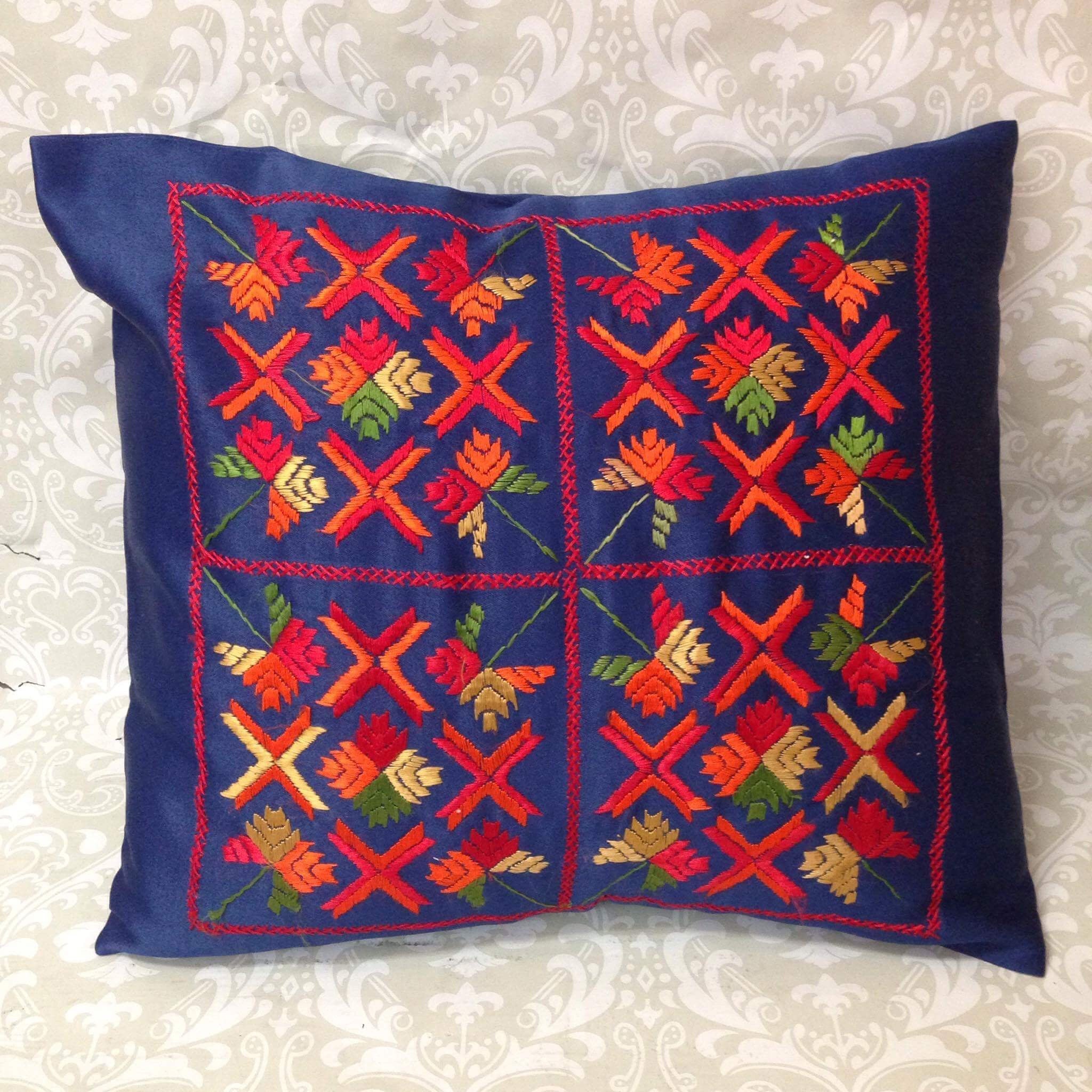 Embroidered Cushion Cover - Sarang