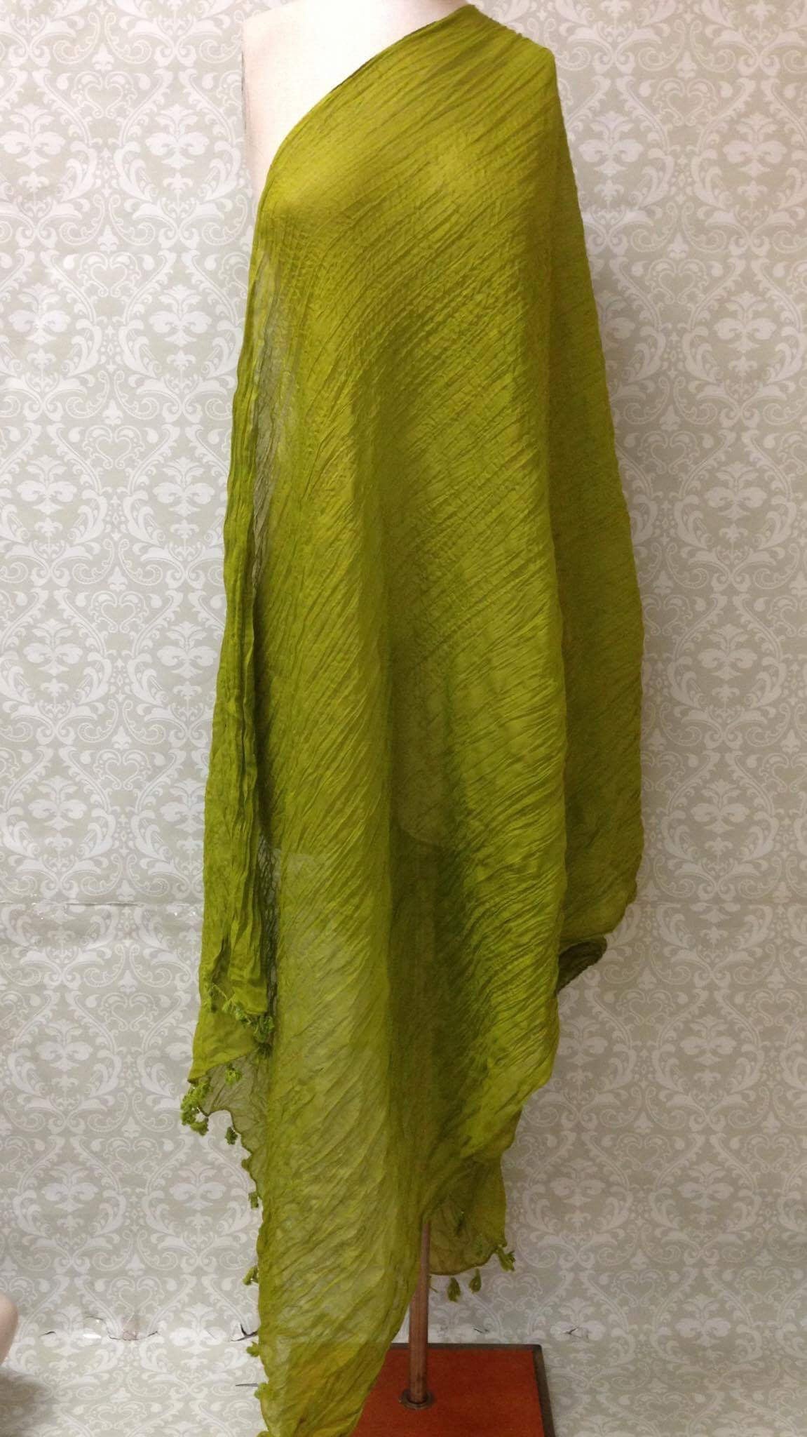 Plain Cotton Dupatta - Sarang