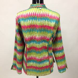 Reversible Quielted Cotton Jacket - Multi Color - Sarang