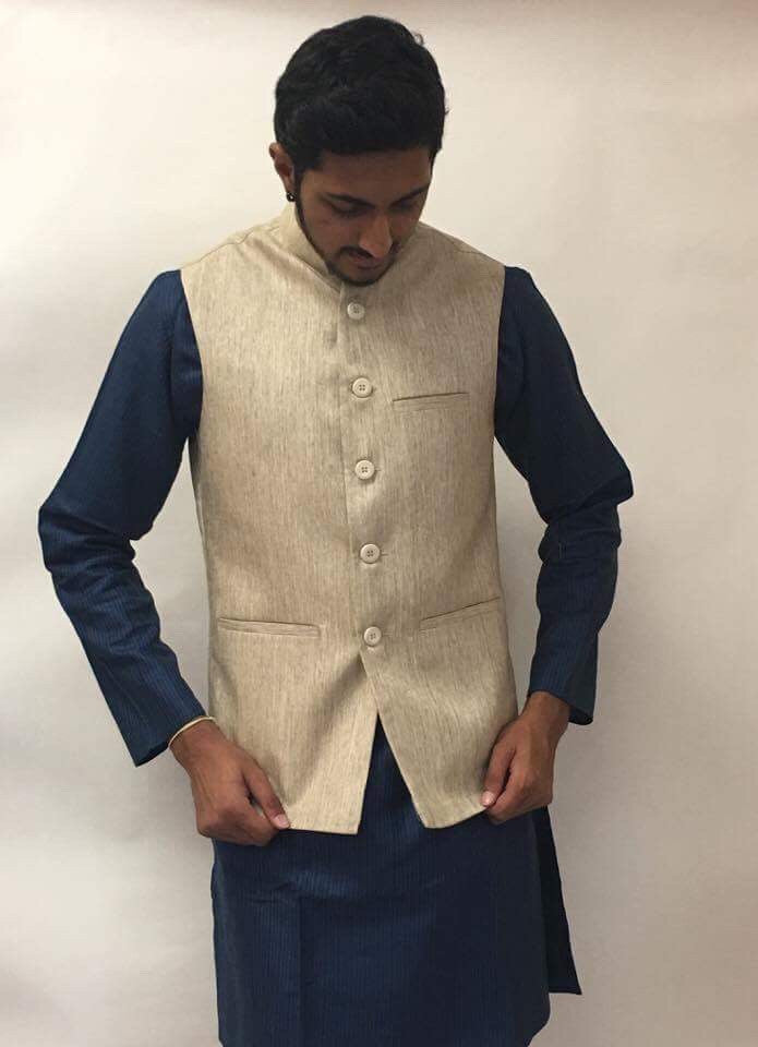 Men's Indian Nehru, Modi style waistcoat - Sarang