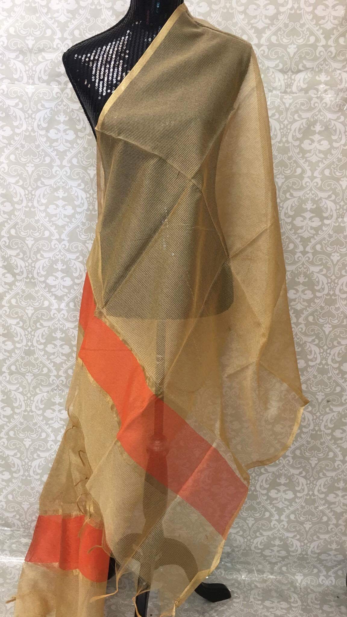 Chanderi Silk Scarf - Sarang