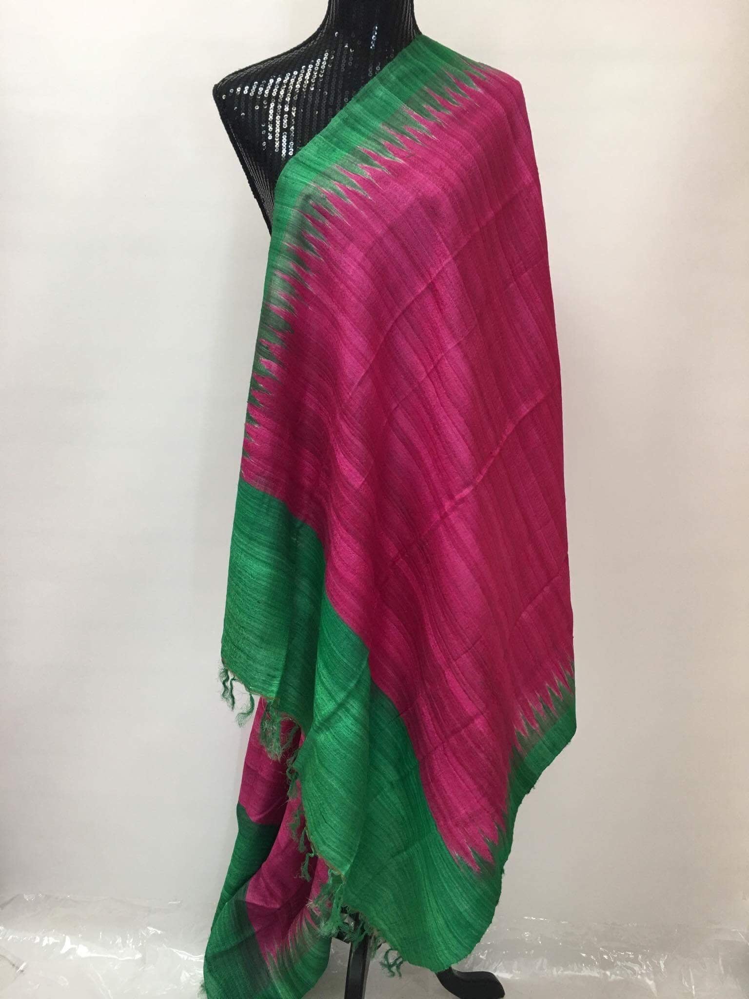 Hand Woven Raw Silk Dupatta