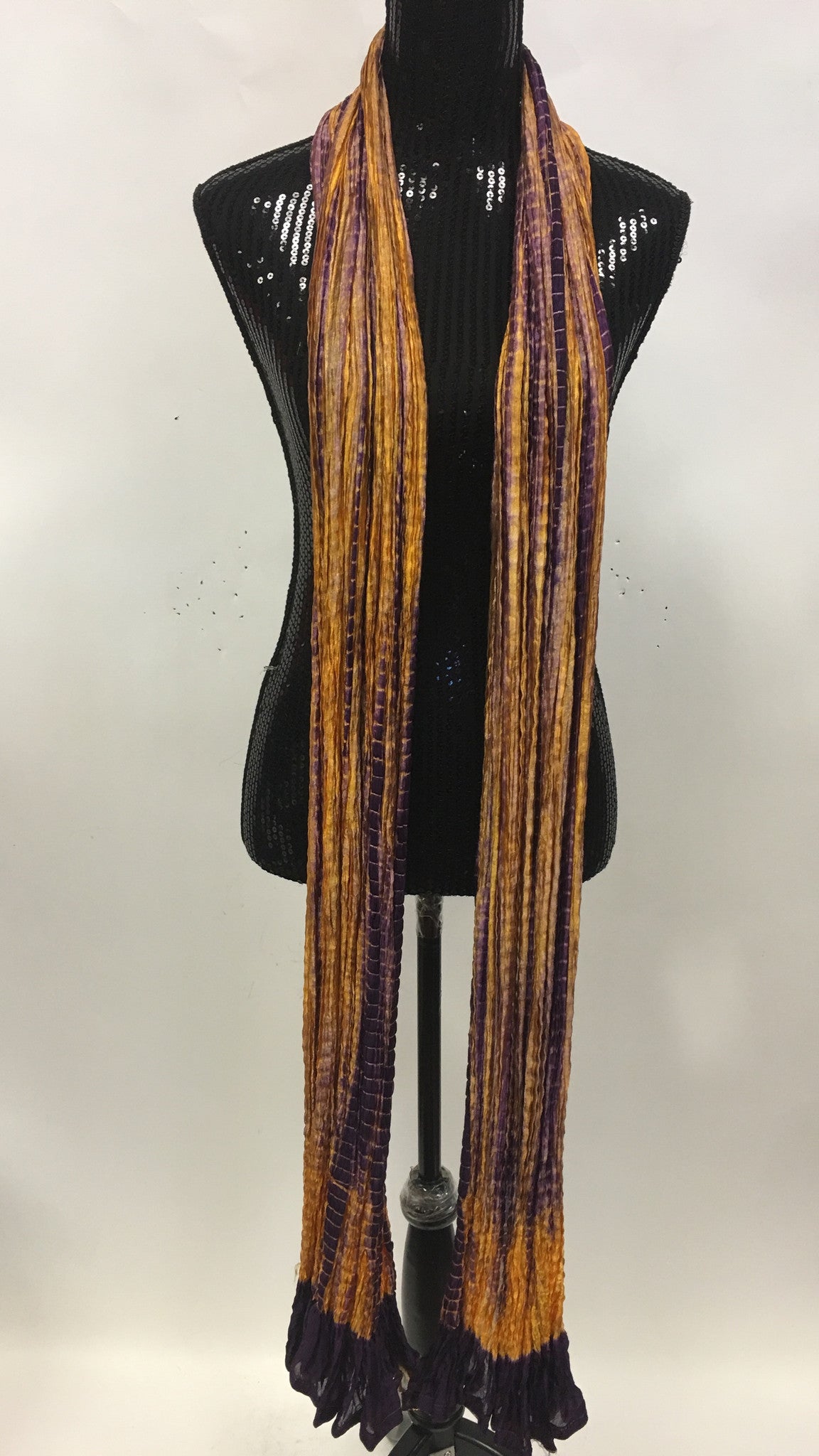 Crush Silk Scarf,Dupatta,Stole,Chunni - Sarang