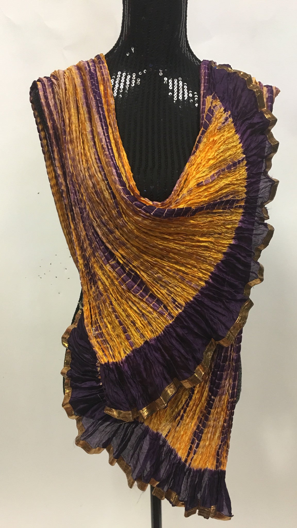 Crush Silk Scarf,Dupatta,Stole,Chunni - Sarang
