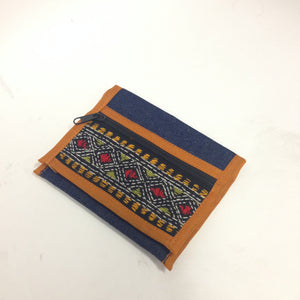 Mini Denim embroidered clutches - 2