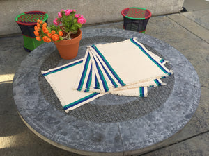 White table mat - Sarang