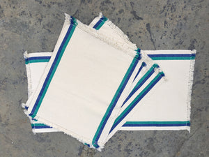 White table mat - Sarang