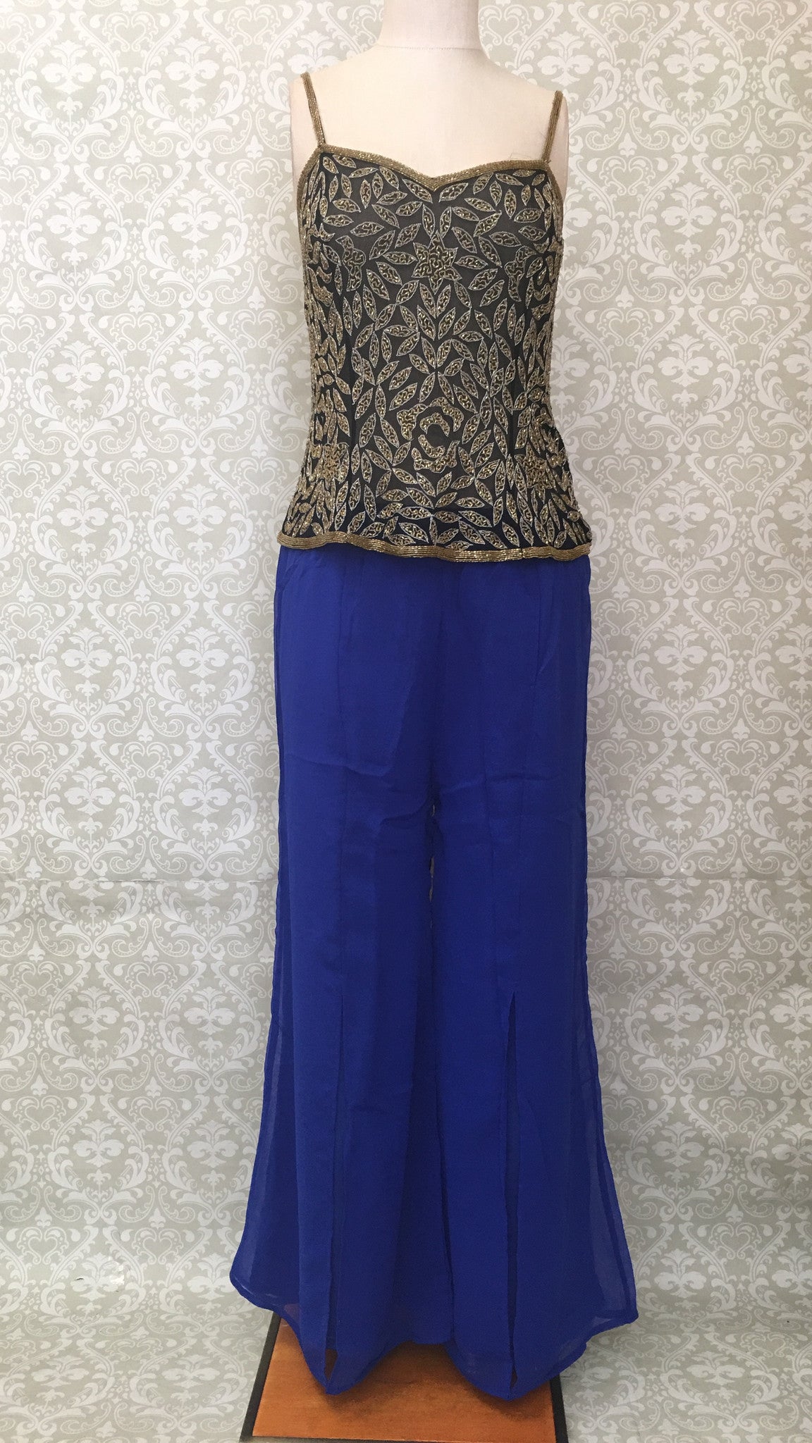 Georgette Flared Palazzo Pant - Sarang