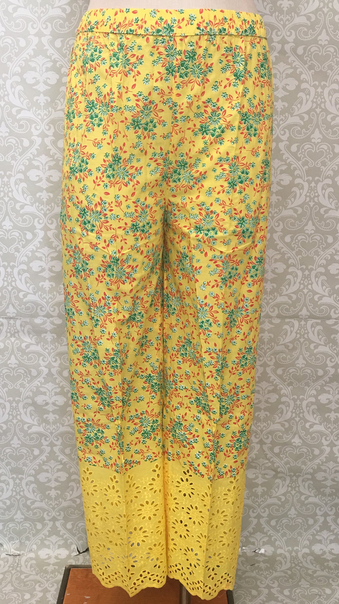 Cotton Printed Chikankari Palazzo - Sarang
