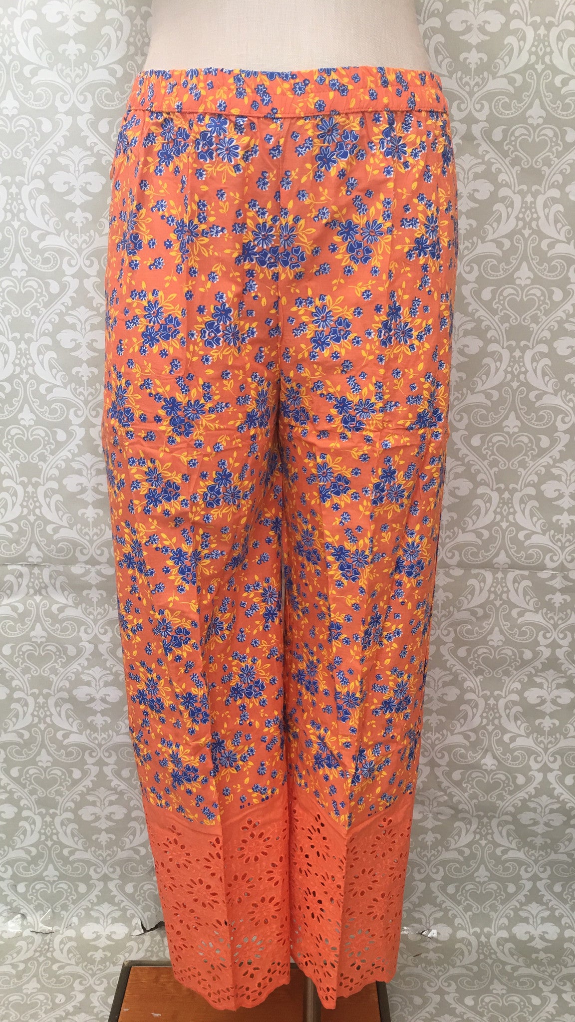 Cotton Chikankari Printed Palazzo - Sarang
