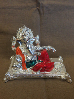 Statue - Silver Plated Ganesh