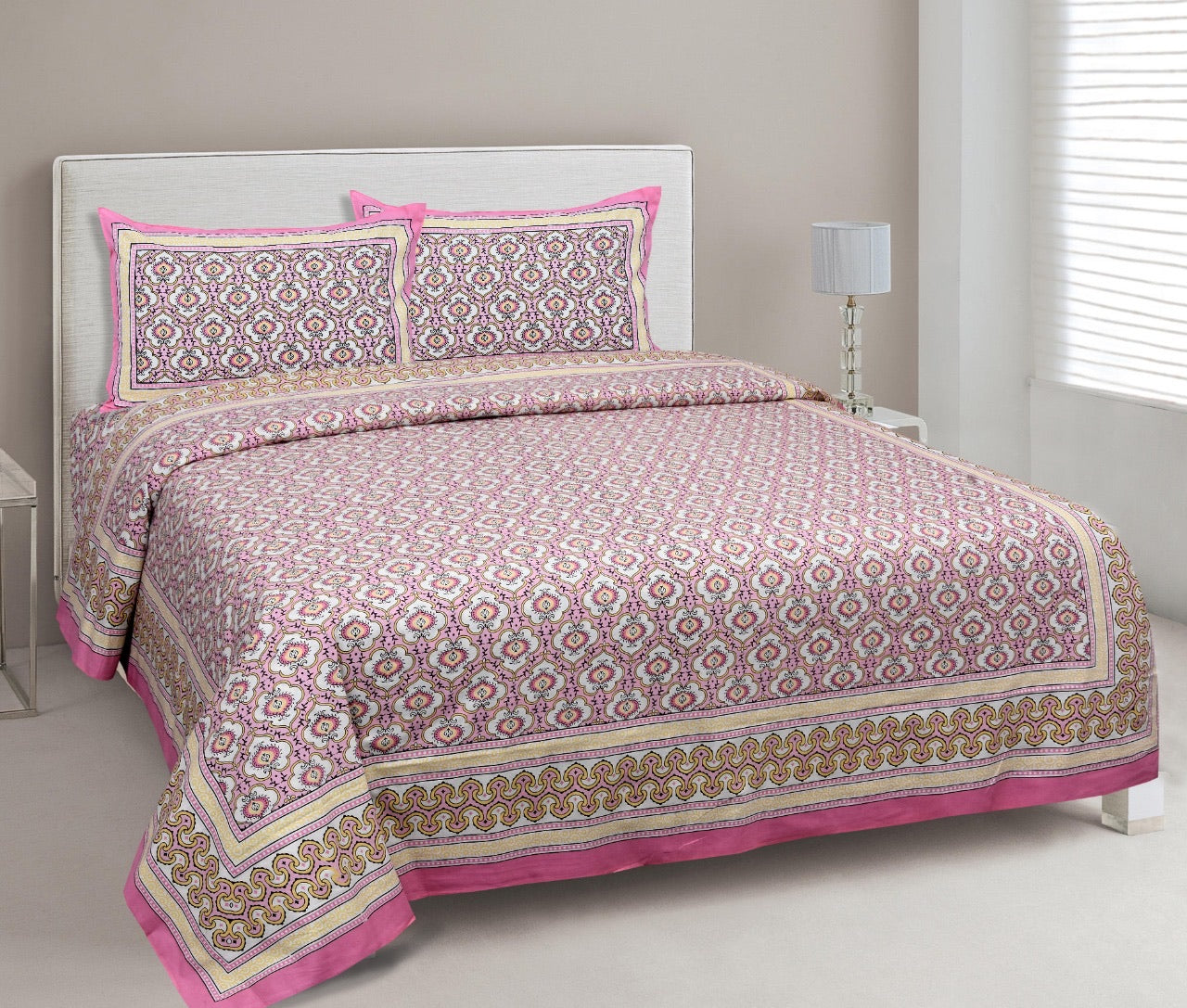 Luxurious Indian Cotton Elegance Sheet