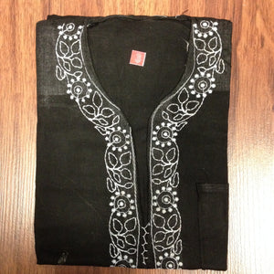 Unisex Cotton Embroidered Kurta - 16