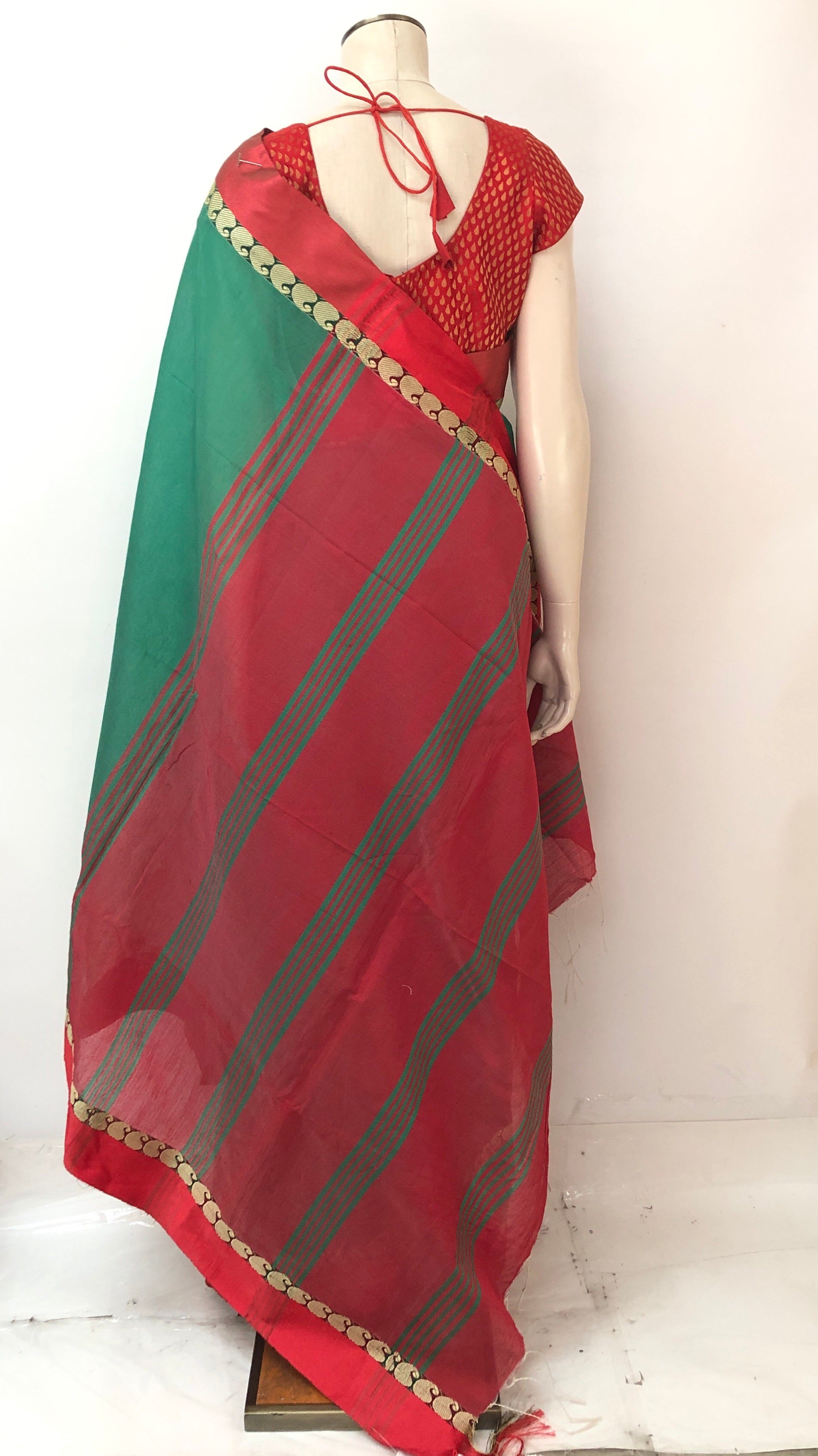 Handloom Jamdani silk Saree