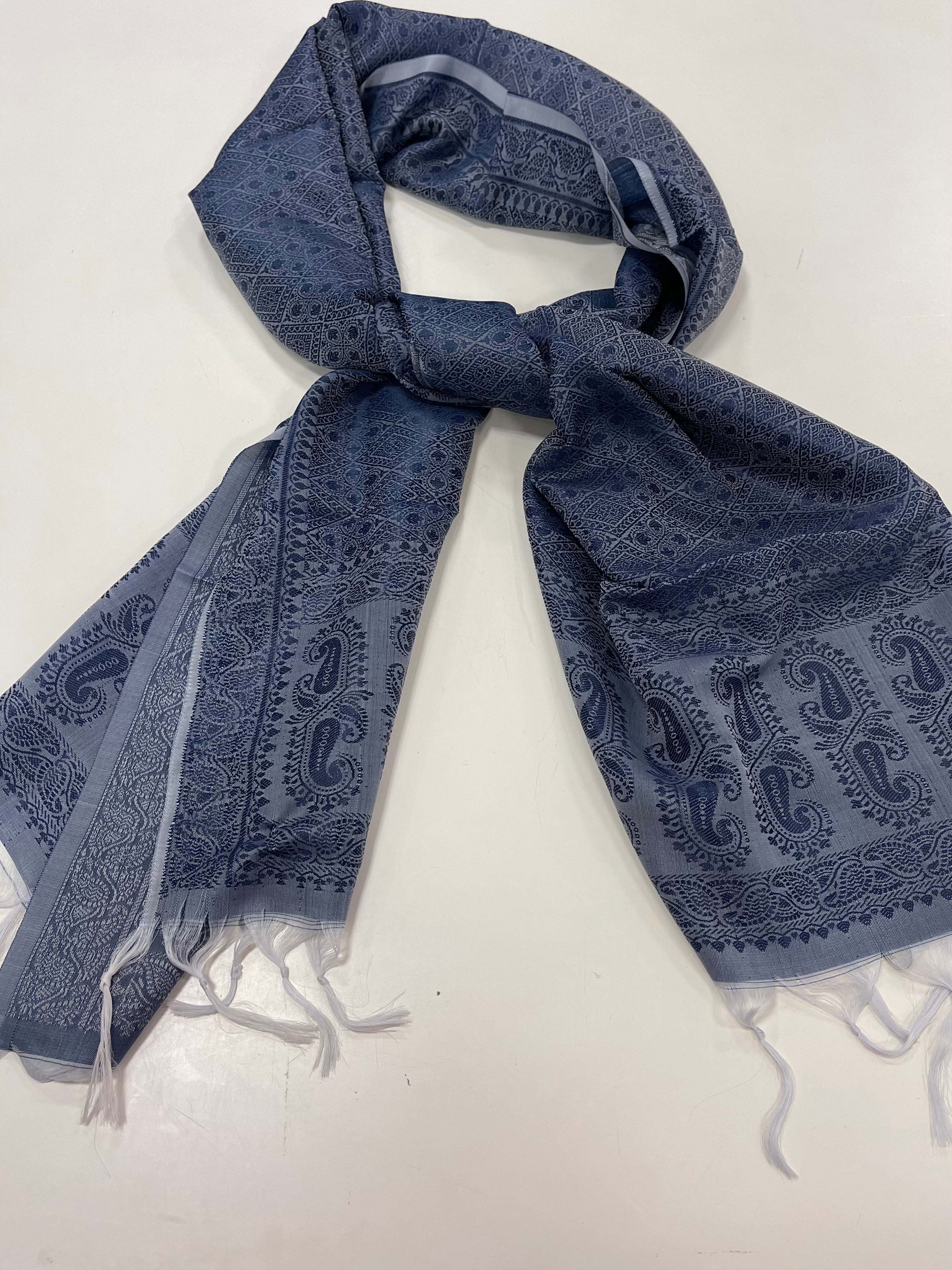 Jacquard Silk Scarf