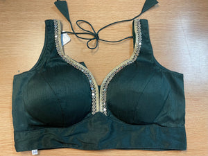 Custom Made Silk Sleeveless Blouse