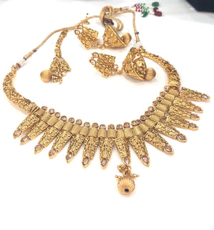 1Gm gold Indian Traditional Style Necklace (2 variants)