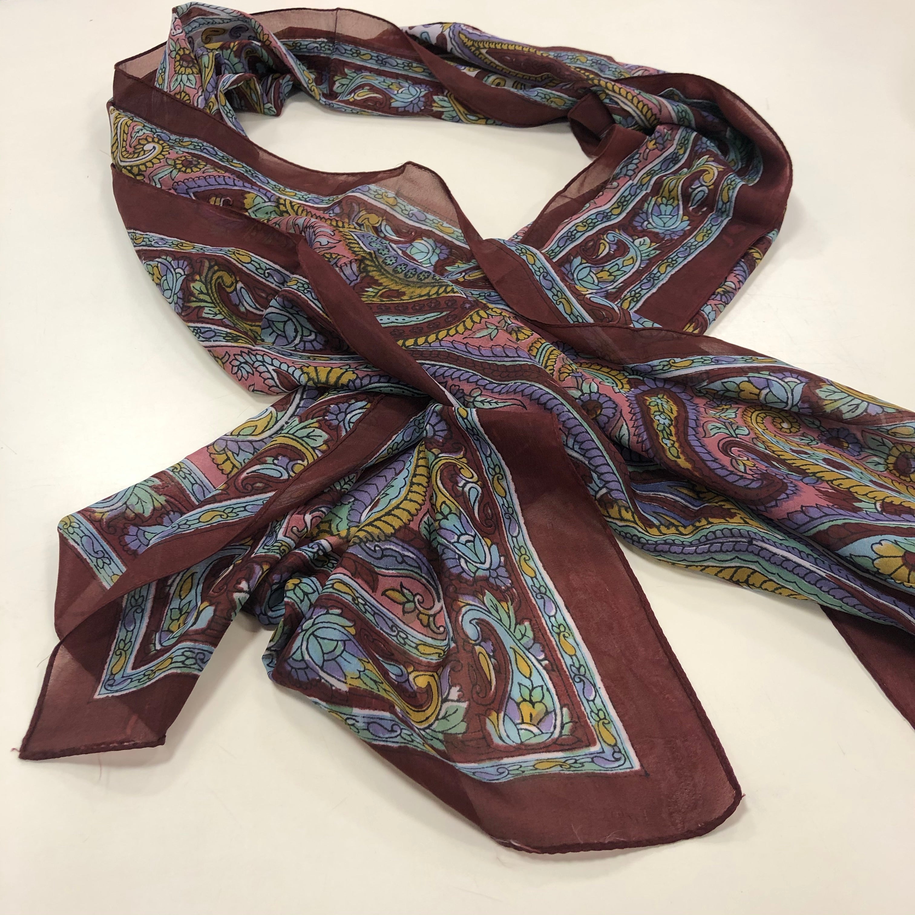 Silk Scarf Multicolored