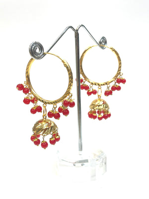 Hoop Jhumki Earrings