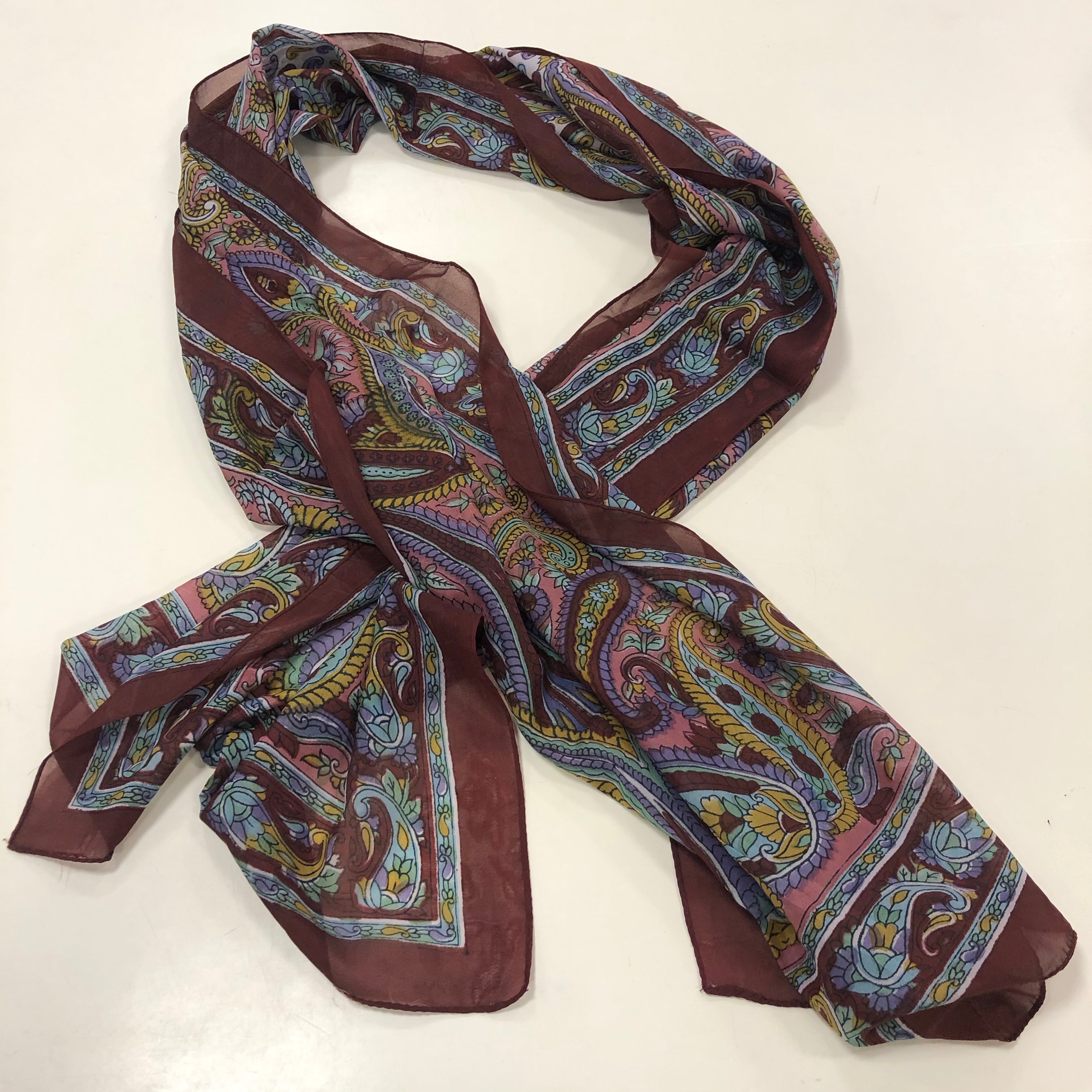 Silk Scarf Multicolored