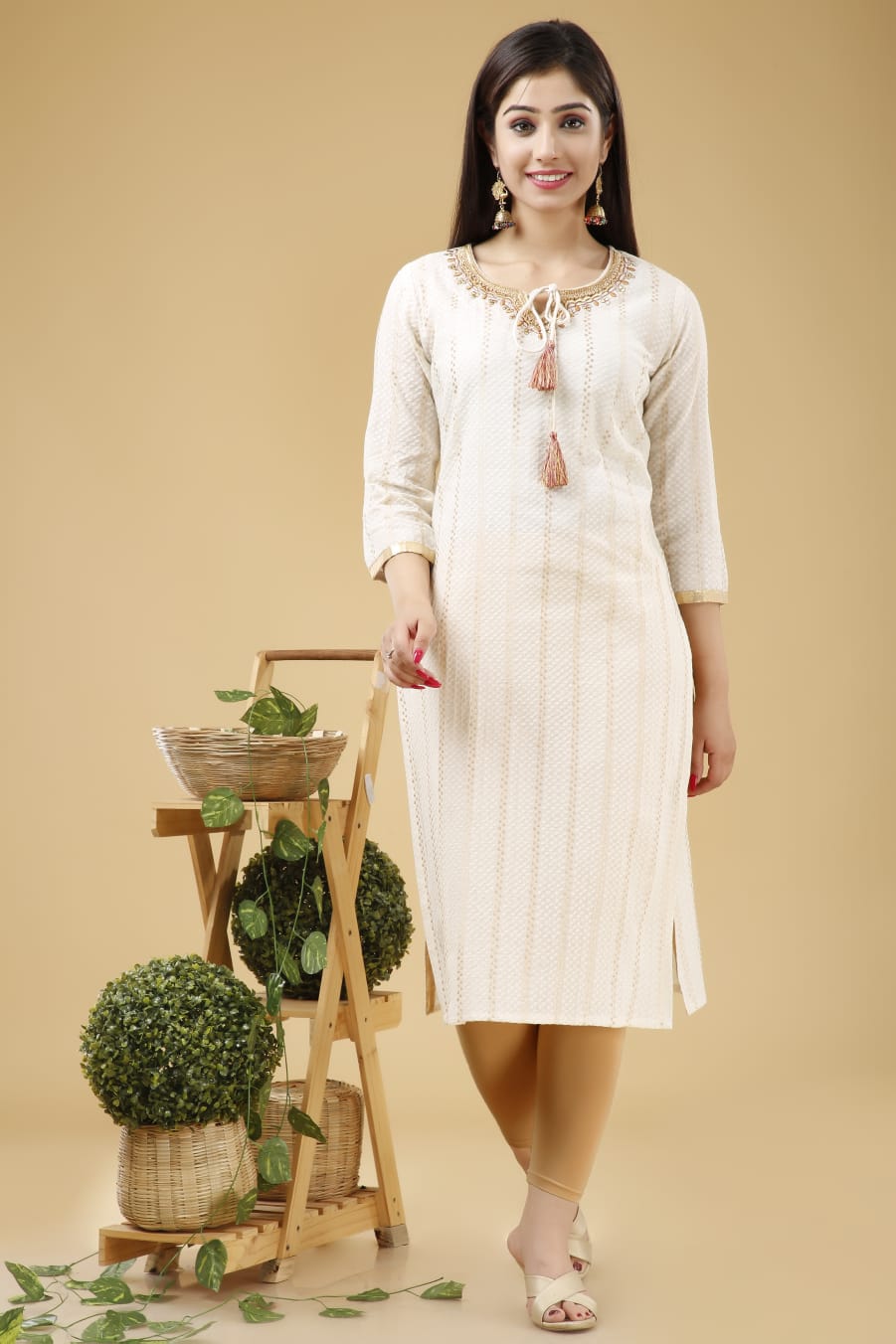 Cotton Casual Wear Long Kurti