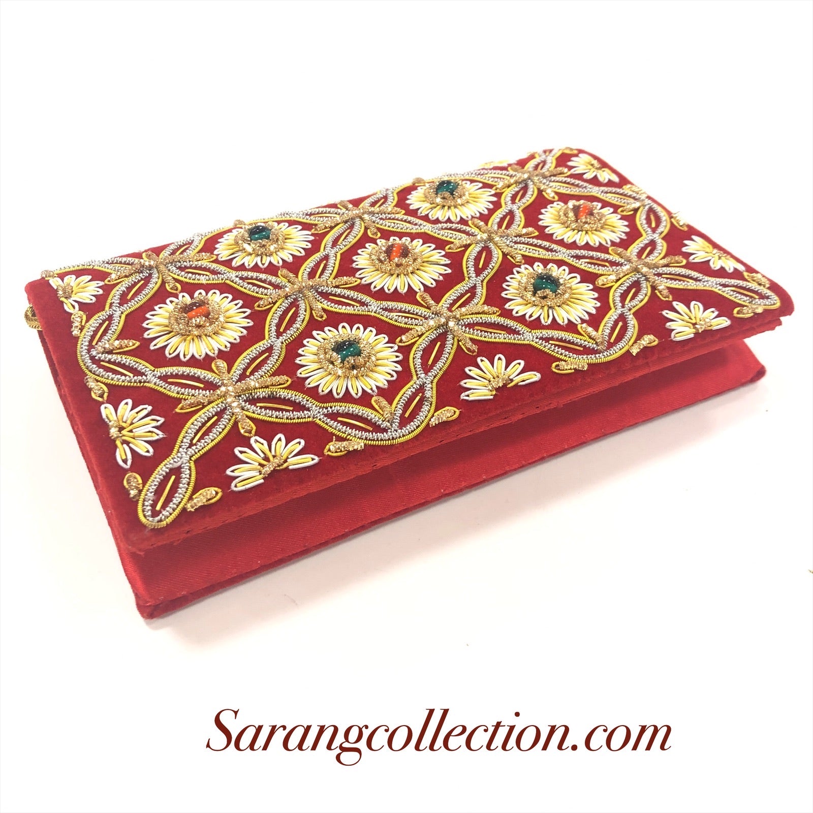 ZARDOZI work velvet Clutch